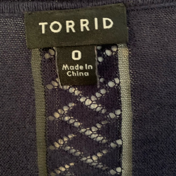 Torrid 3/4 sleeve cardigan - Picture 4 of 4
